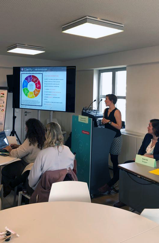 Rosmarie de Wit presents CLARITY at the EU Regions Week 2019